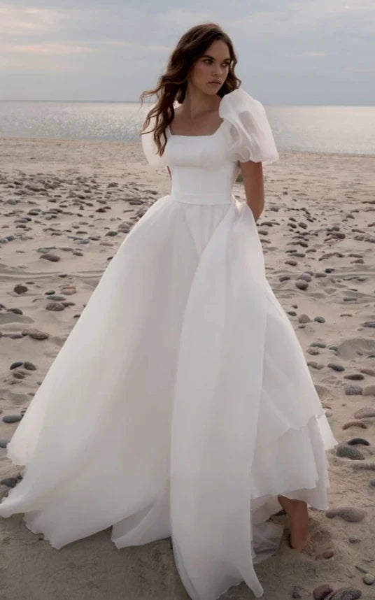 Court train wedding dress best sale