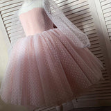 Camila Soft Dots Tulle Flower Girl Dress