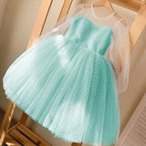 Camila Soft Dots Tulle Flower Girl Dress