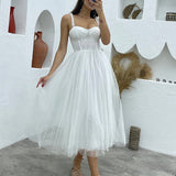 A-Line Sweetheart symmetrical Satin Wedding Dresses With Cascading Ruffles