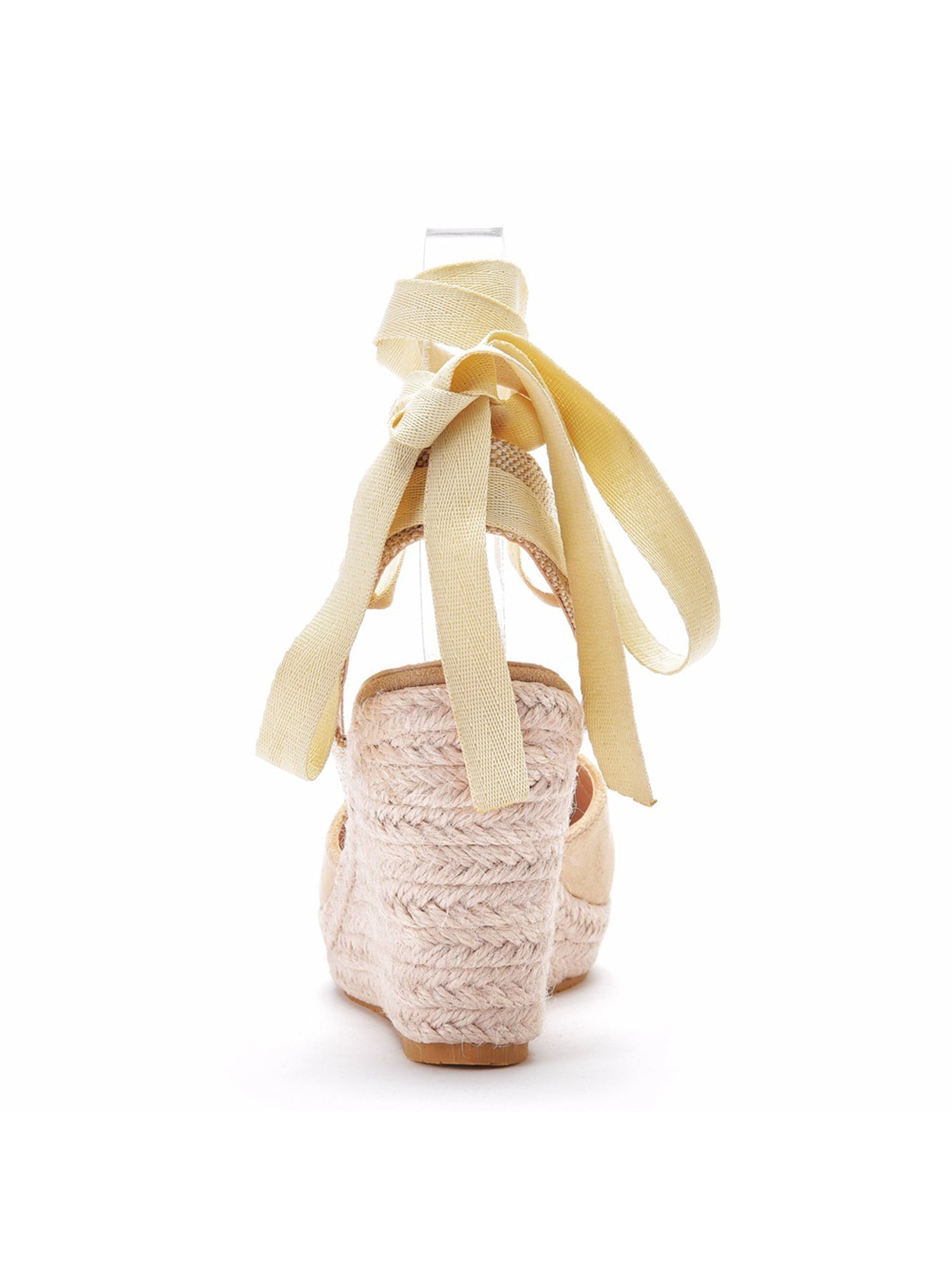 Bohemian Round Toe Platform Espadrille Wedge Heels