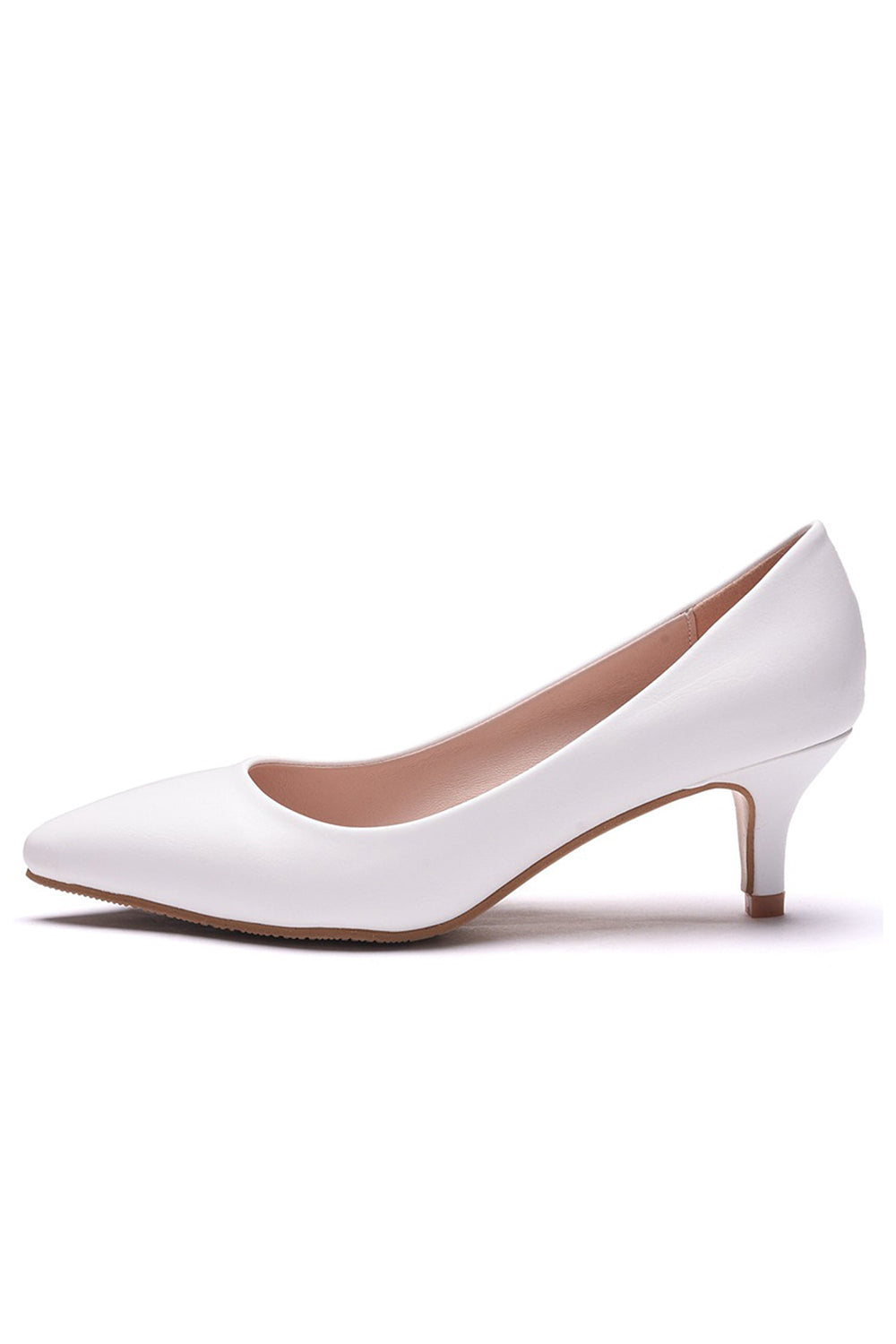 Simple Kitten Heels Pointed Toe Women&#39;s Shoes