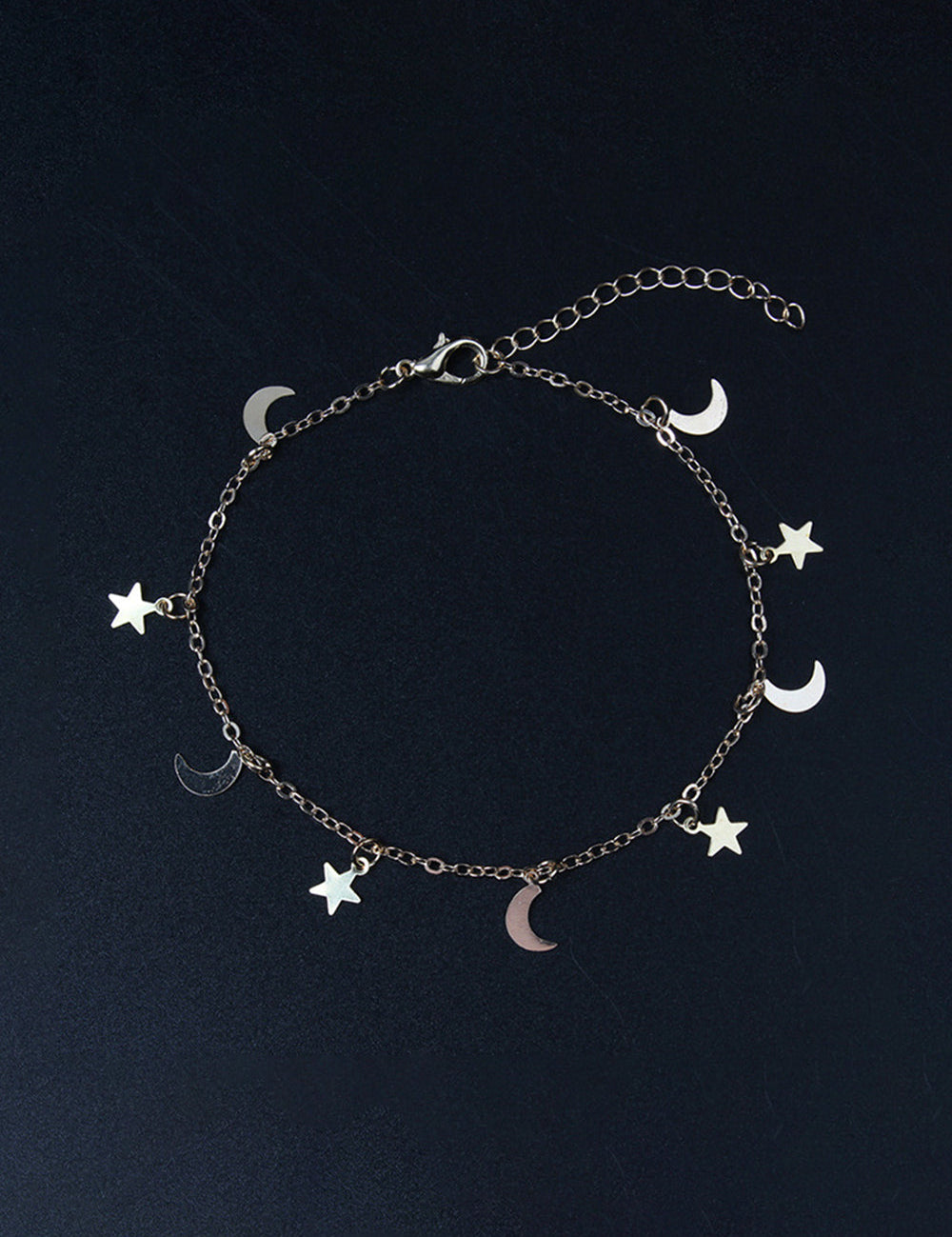 Boho Star Moon Gold Crescent Bracelets