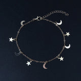 Boho Star Moon Gold Crescent Bracelets