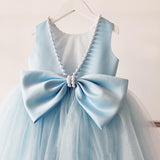 Stella Satin Tulle Flower Girl Dress