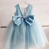 Stella Satin Tulle Flower Girl Dress