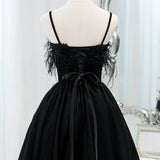 Chic Sleeveless Spaghetti Straps Tulle Princess Homecoming Dresses