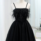 Chic Sleeveless Spaghetti Straps Tulle Princess Homecoming Dresses