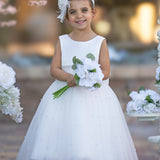 Lydia Beaded Tulle Flower Girl Dress