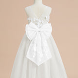 Zoe Floral Lace Flower Girl Dress