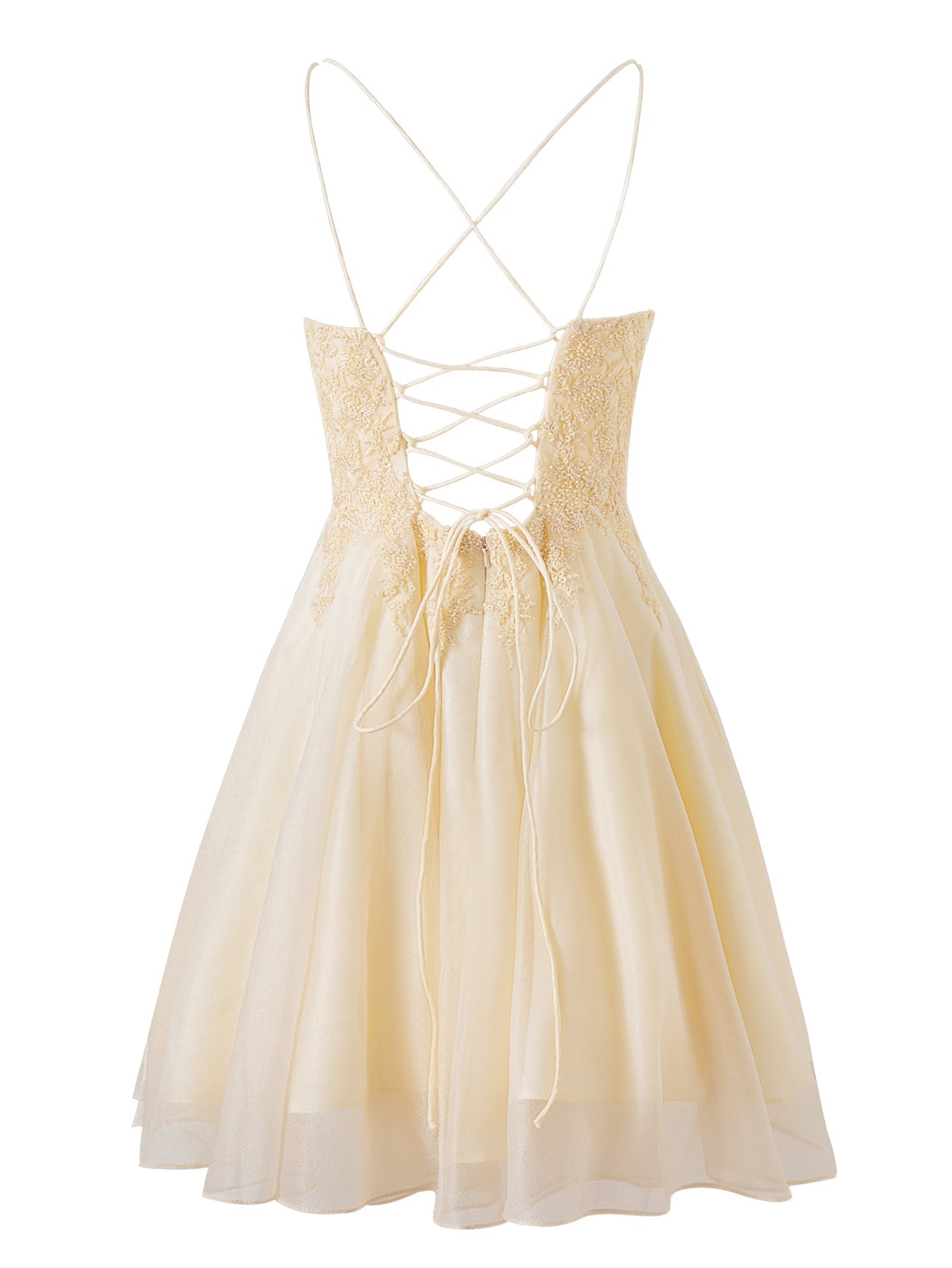 A-line Chiffon Short Homecoming Dress