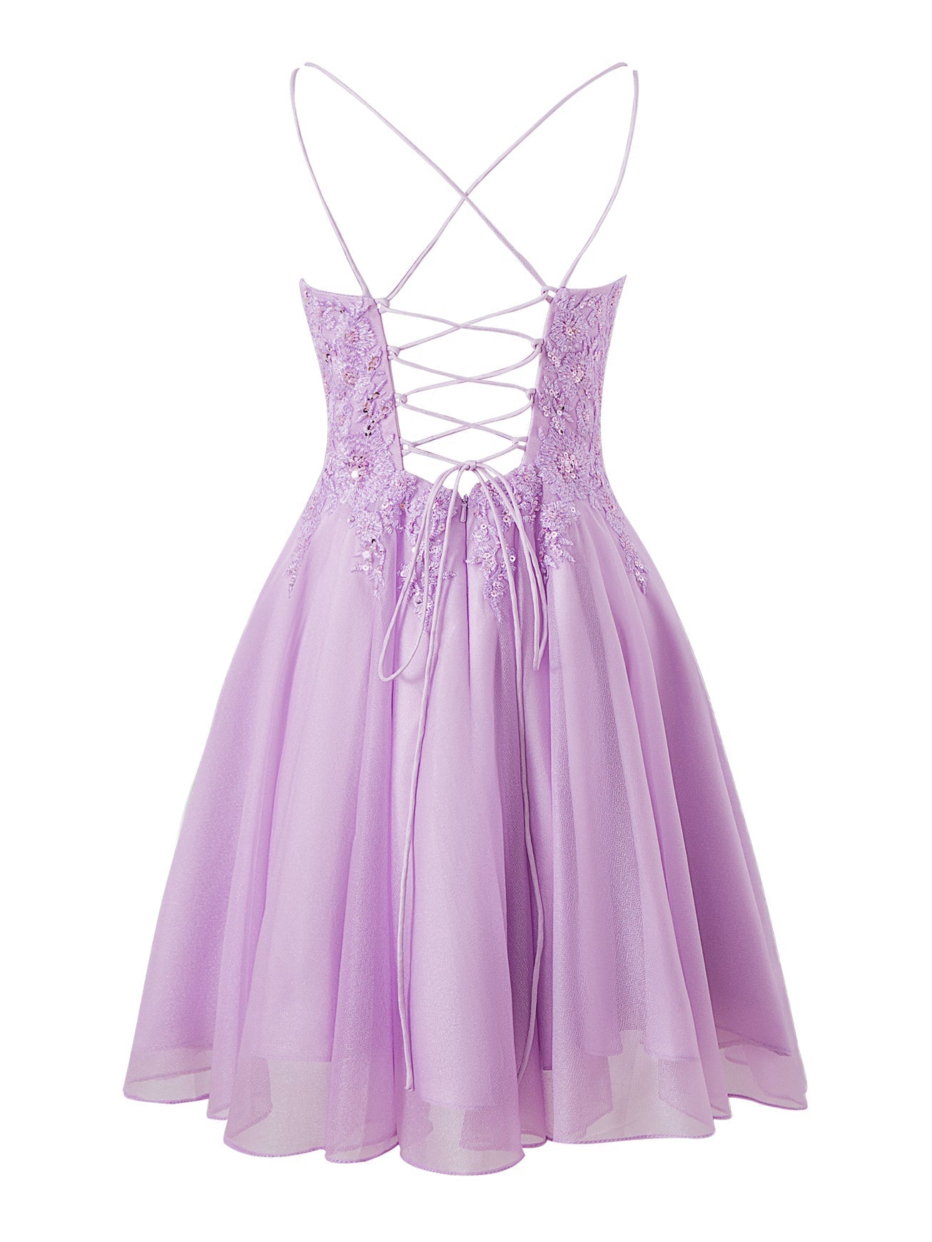 A-line Chiffon Short Homecoming Dress