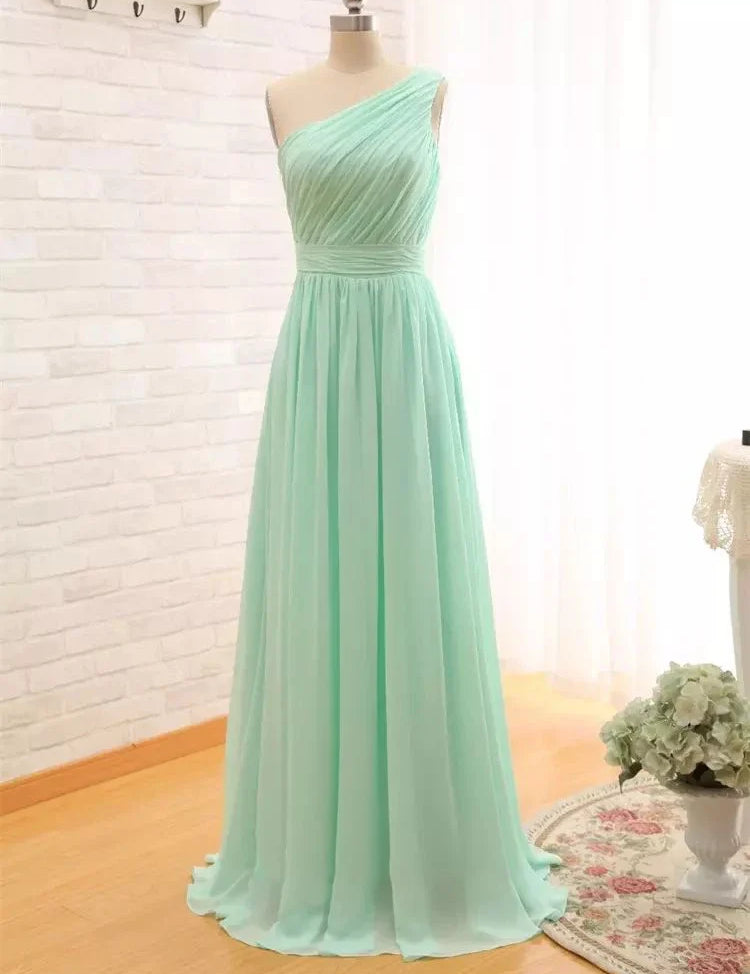 A-Line Sleeveless Floor-length Chiffon Bridesmaid Dress with Criss Cross