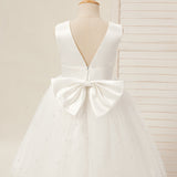 Lydia Beaded Tulle Flower Girl Dress