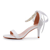 Open Toe Stiletto Ankle-Strap Women's Shoes