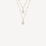 Water Drop Pearl Pendant Necklace