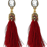 Red Tassels Earrings