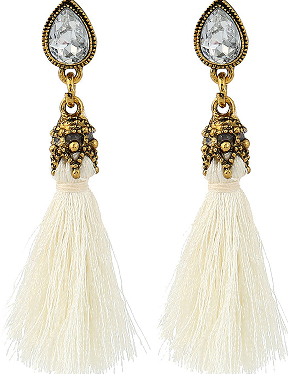 Red Tassels Earrings