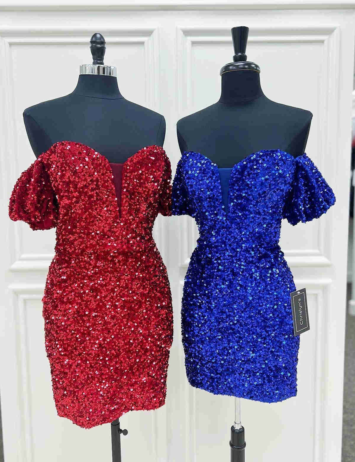 Verity |Bodycon Sweetheart Sequins Homecoming Dress