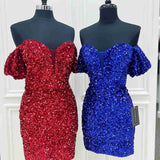 Verity |Bodycon Sweetheart Sequins Homecoming Dress