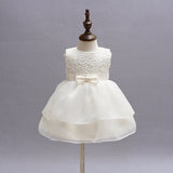 Mila Lace Organza Flower Girl Dress