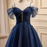 Samara |A-line V Neck Tulle Homecoming Dresses