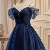 Samara |A-line V Neck Tulle Homecoming Dresses