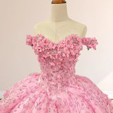 Iraiz | Quinceanera Dress Luxury Ball Gown Appliques Off the Shoulder Sweet Dresses Beading