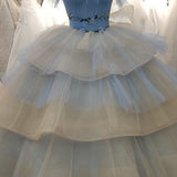 Quinceanera Dress Novelty Elegant Quinceanera Dress White Ruffles Strapless Ball Gown Evening Dress