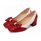 Retro Mary Jane High Heel Shoes