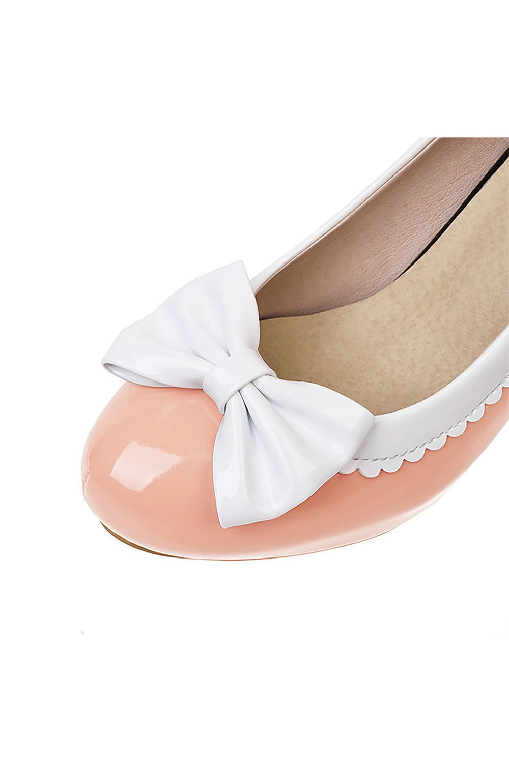 Retro Bowknot High Heels Shoes