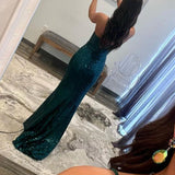 Dorothy |Mermaid Spaghetti Straps Sequin Prom Dress