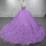 Quinceanera Dress Sparkly Beading Appliques Evening Party Dress Strapless Sweetheart Ball Gown