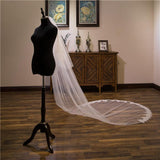 Vintage Two-Tier Tulle Bridal Veil Wedding Veil With Lace