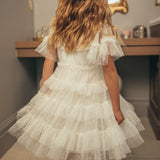 Eliana Layered Tulle Flower Girl Dress