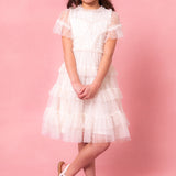 Eliana Layered Tulle Flower Girl Dress