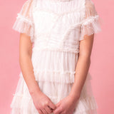 Eliana Layered Tulle Flower Girl Dress