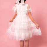 Eliana Layered Tulle Flower Girl Dress