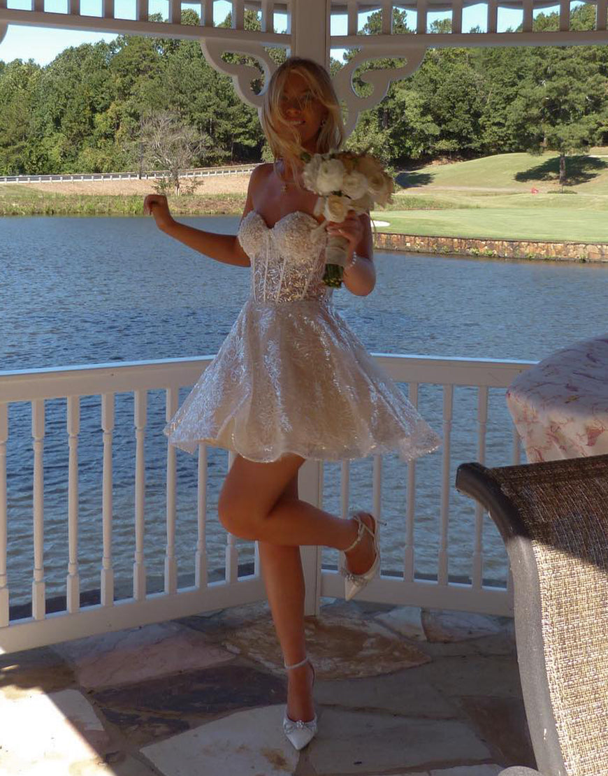 Skylar |A-Line Sweetheart Homecoming Dress