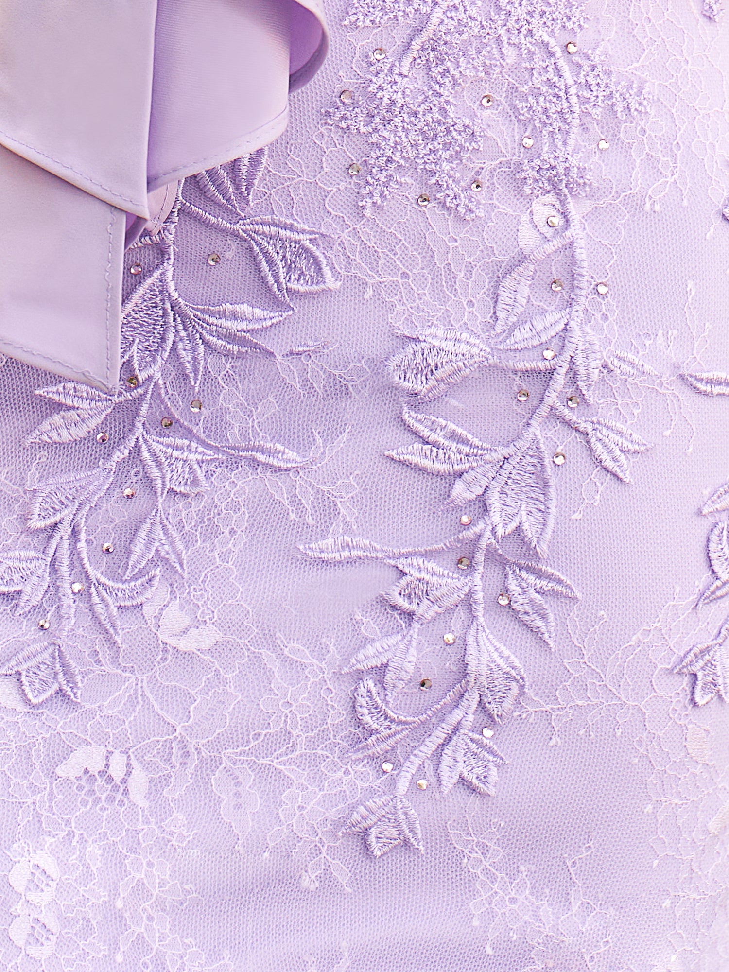 Anne | Lilac Sheath Sweetheart Lace Bow Short Cocktail Dresses with Puff Sleeves