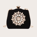 Black Beading Handbag