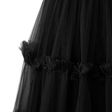 Katalina |A-Line Corset Ruffled Tulle Prom Dress