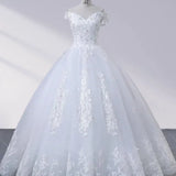 Royal Blue Lace Off the Shoulder Quinceanera Dresses with Flowers