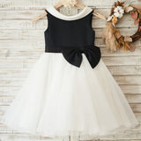 Allison Contrasting Colors Girl Dress