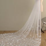 Cute Butterfly Cathedral Veil Bridal Veil Wedding Veil