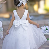 Lydia Beaded Tulle Flower Girl Dress