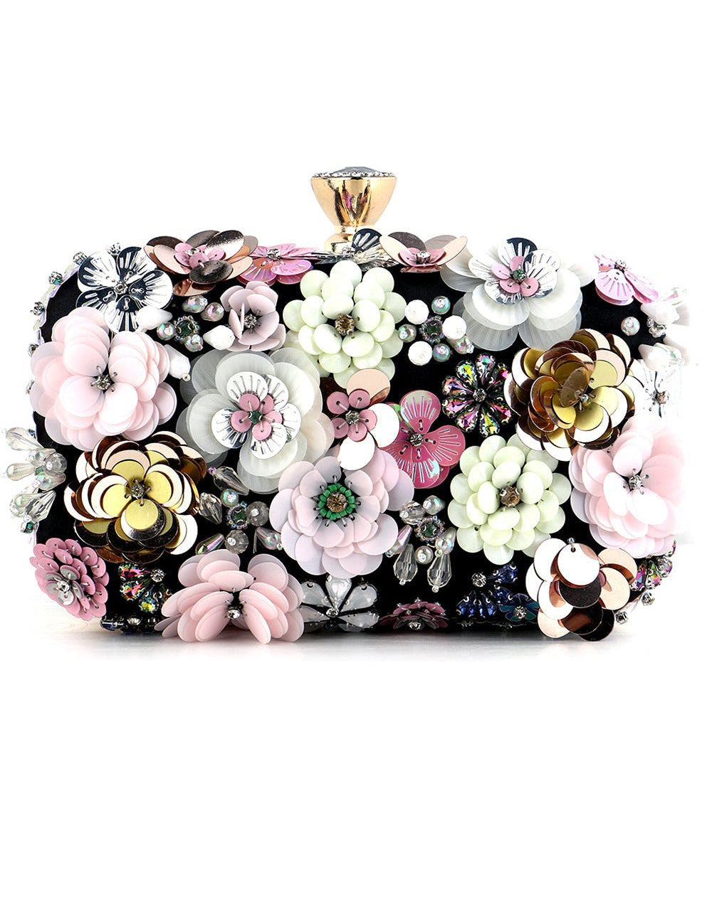 Dinner Clutch with Flower