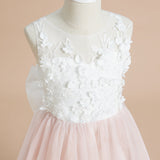 Zoe Floral Lace Flower Girl Dress