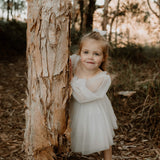 Elle Long Sleeves Flower Girl Dress