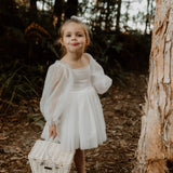 Elle Long Sleeves Flower Girl Dress